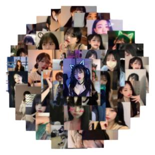 140张南韩魅魔张娜英高颜值COS混搭真人周边贴纸手机壳DIY贴纸