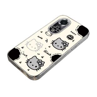 适用于OPPOReno6手机壳OPPOReno6Pro新款可爱女款全包Reno6Pro+软壳电镀银卡通可爱软壳超薄