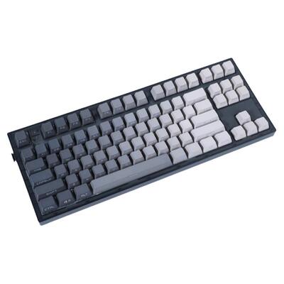 KCPMASTER原创色-微尘PLUS键帽透光PBT侧刻OEM简约渐变688796键盘