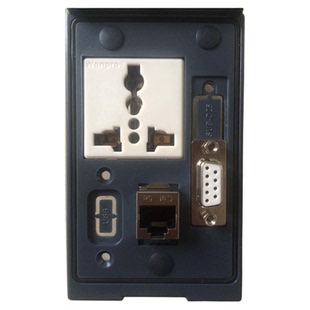 现货MURR穆尔4000-68713-8060001面板插座网口转接头串口DB9连接