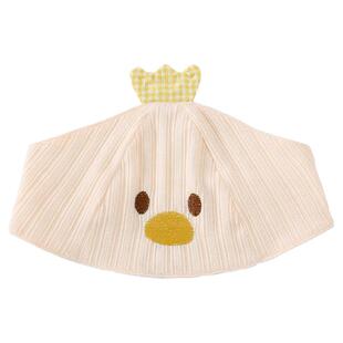 婴儿帽子夏季纯棉薄款宝宝护囟门帽0-3月透气凉帽6胎帽新生空顶帽