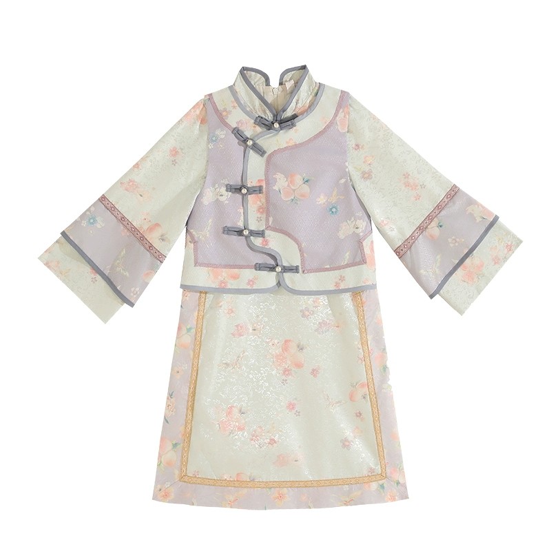 汉服女童格格服秋装清朝满族服装