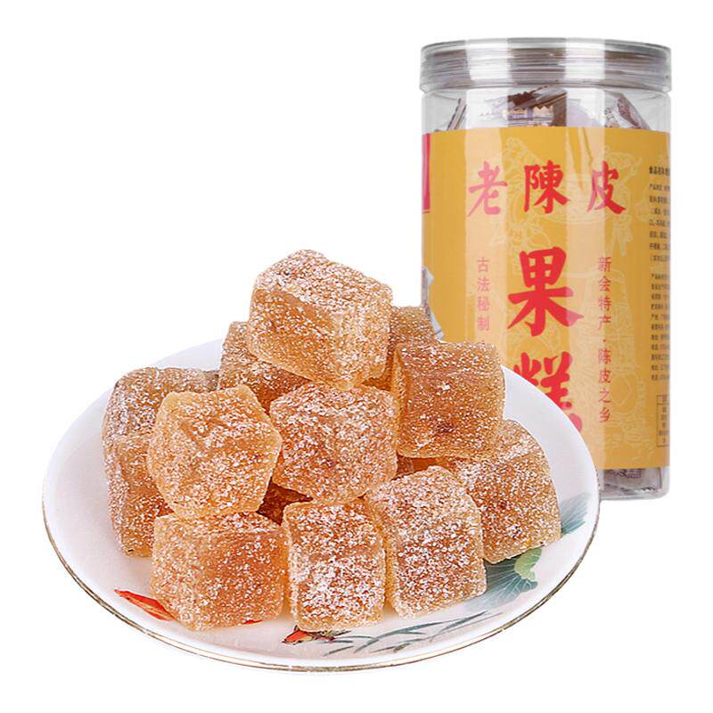 谁果广东新会老陈皮果糕200g*2罐