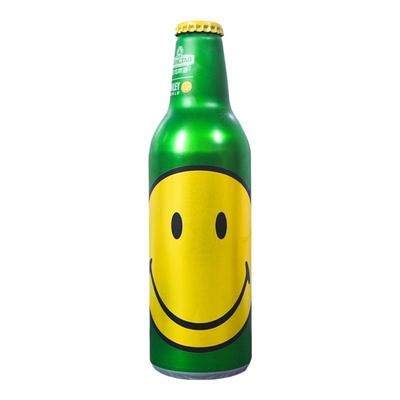 青岛啤酒纯生笑脸啤酒铝瓶