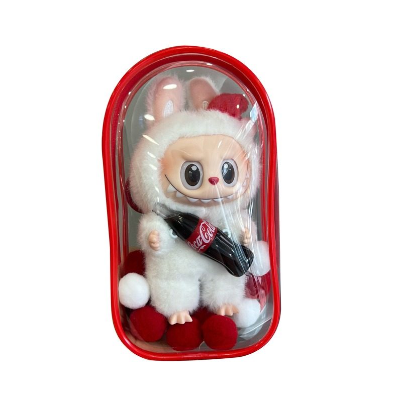 labubu斜挎包哭娃背带遛娃包15cm17cm棉花娃仓包sp星星人收纳防尘