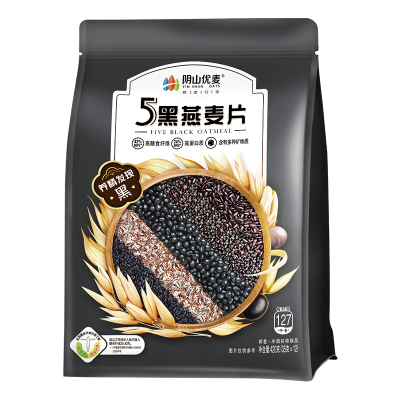 阴山优麦5黑5红谷物混合燕麦片