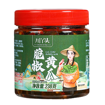 川丫头旗舰店脆椒黄瓜