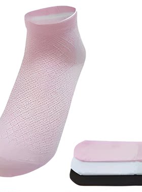 夏天透气网眼儿童船袜春夏女男童