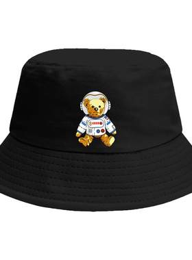 nasa联名太空熊宇航员渔夫帽