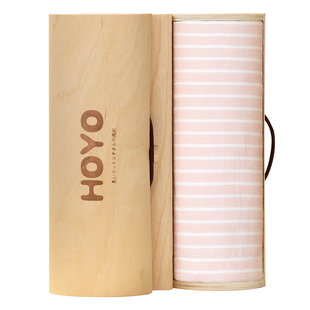 日本HOYO素颜毛巾橡木礼盒单条装纯棉吸水柔软洗脸面巾伴手礼定制