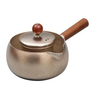 罐罐茶过滤煮茶壶纯钛侧把茶芯壶2025新款泡茶壶公道杯烧水泡茶壶