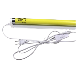 飞利浦进口黄色安全T8灯管黄光TL-D 18W 36W/16档案室防紫外线灯