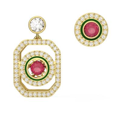 施华洛世奇女水滴形非对称耳环