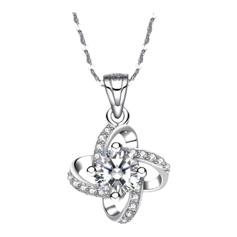 项链锁骨链女送女友生日礼物四叶草简约气质吊坠百搭