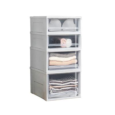 爱丽思抽屉式日式透明收纳箱