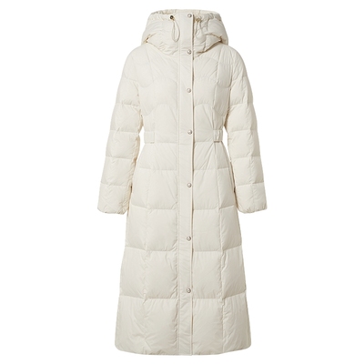 【商场同款】Lakoradior拉珂蒂新款减龄名媛女秋冬连帽收腰羽绒服