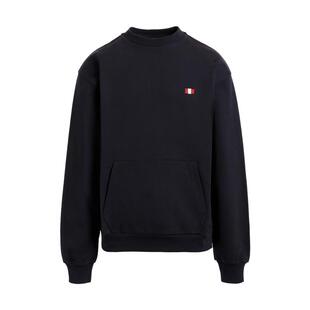 【情人节礼物】BALLY巴利深蓝色棉质男士卫衣6310638