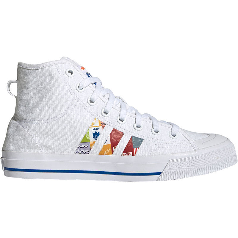 Adidas/阿迪达斯官方正品三叶草 NIZZA HI RF 男女运动板鞋GX2712