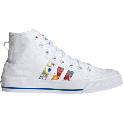 Adidas/阿迪达斯官方正品三叶草 NIZZA HI RF 男女运动板鞋GX2712