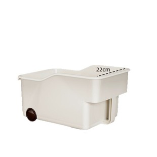 厨房收纳盒橱柜带轮收纳箱调味料储物箱高柜带把手吊柜杂物整理盒