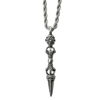 ROADLATIVE小丑复古吊坠钛钢项链