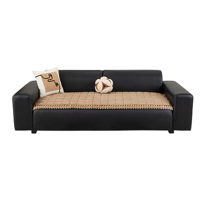 【三层加厚】冬季毛绒沙发垫防滑