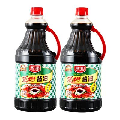 厨邦美味鲜酱油1.68L×2瓶餐饮装