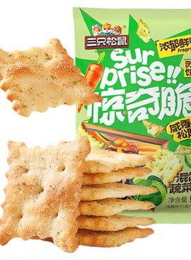 三只松鼠苏打饼干50gx6