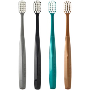 AIMINI迪拜第六代羽柔牙刷软毛敏感护龈宽头孕妇成人家用家庭套装