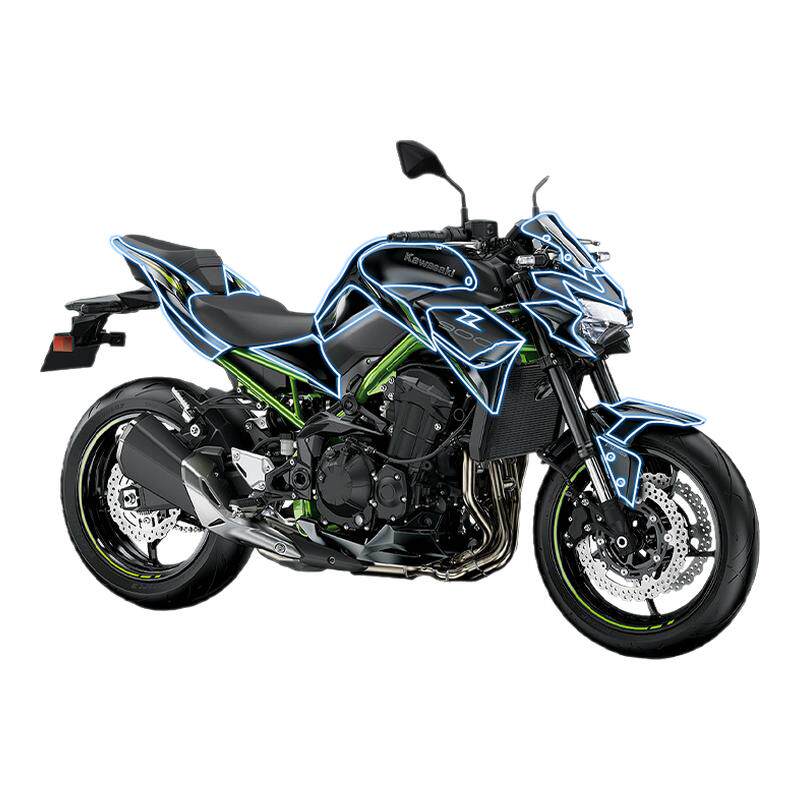 适用川崎Z900隐形车衣自修复TPU