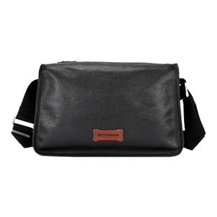 暇步士单肩包男新款真皮纯色斜挎包简约通勤牛皮包包时尚休闲百搭