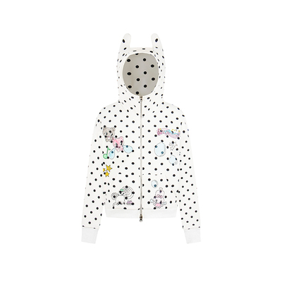 DARKAGE原创波点恶魔角开衫外套