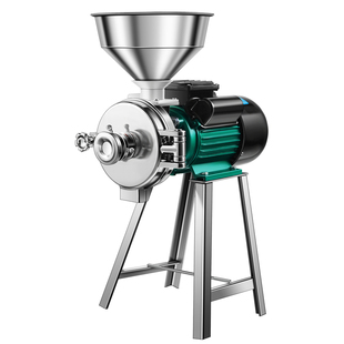 玉米粉碎机家用220V商用打粉五谷杂粮研磨破碎小型干湿两用磨粉机