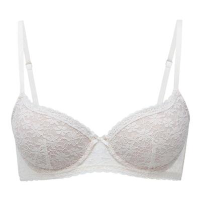 68软钢圈上托蕾丝内衣薄杯文胸罩