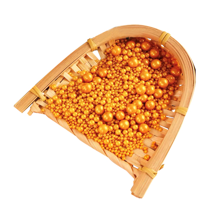 金色糖珠蛋糕装饰糖彩针彩珠金珠