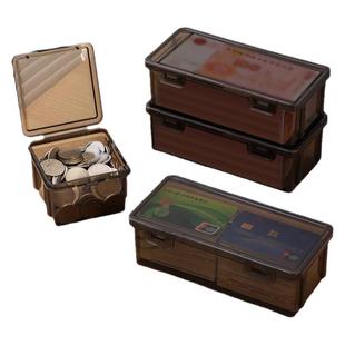 现金收纳盒万元百元纸币收银保护盒硬币钞票盒收纳箱盒子纸钞盒