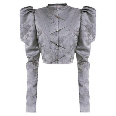 原创设计春秋外套短夹克设计感潮