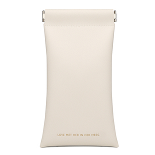 眼镜袋女高级感墨镜太阳镜收纳包便携弹片带镜布自动闭合保护套