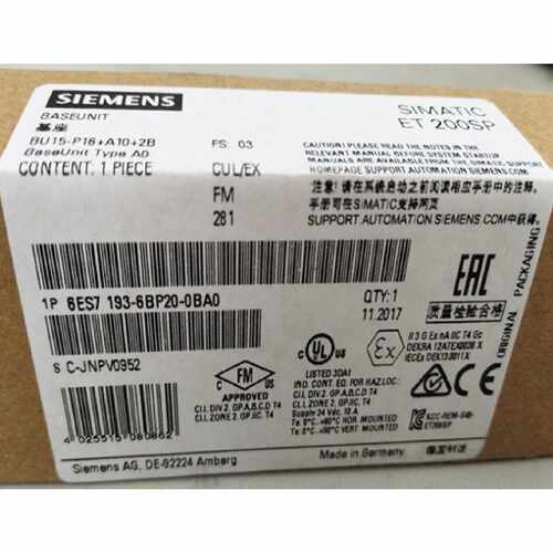 议价6ES7193-6BP20-0BA0 西门子ET200SP底座  6ES7 193-6BP20-0BA