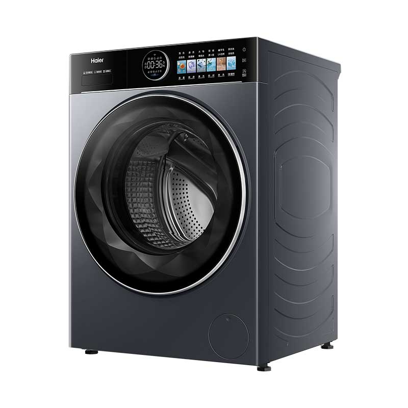 海尔云溪4.0滚筒洗衣机10/12kg全自动家用敲敲洗洗烘一体超薄61C2