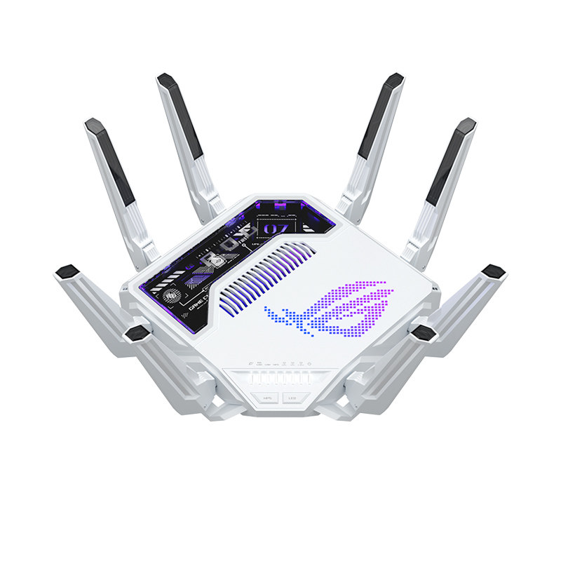 【自营】ROG八爪鱼7 AI WiFi7电竞无线三频路由器 双万兆口+四个2.5G口 Aimesh随心组路由GT-BE96 AI