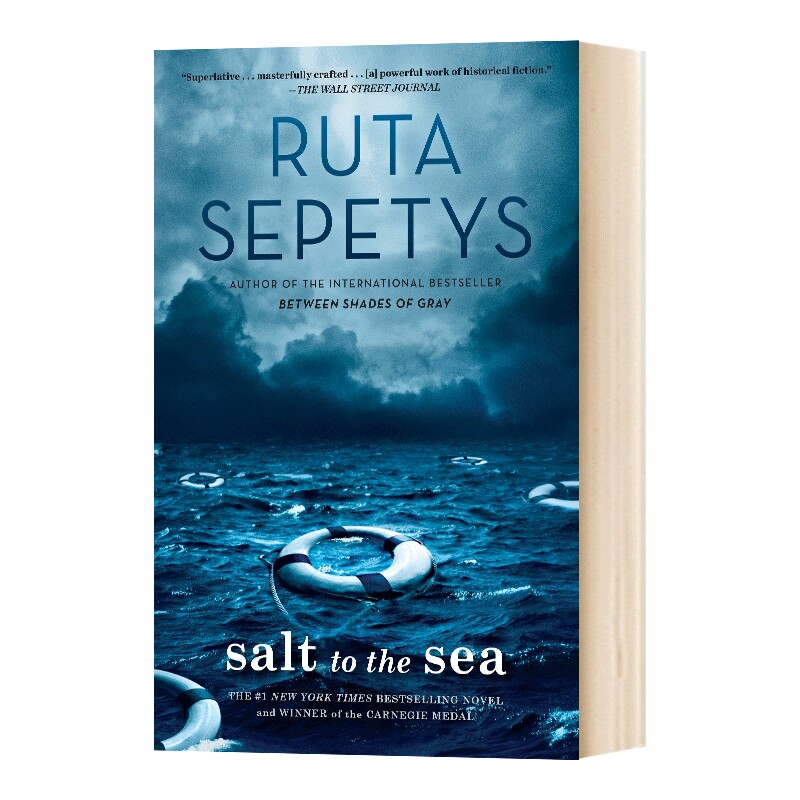 至海之盐 英文原版小说 Salt to the Sea 向大海撒盐 英文版 卡耐基文学奖 二战沉船事件