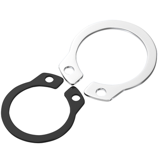 304不锈钢/65MN锰轴卡外卡轴用挡圈卡环卡簧弹性卡扣C型A形GB894