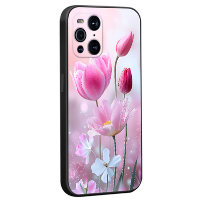 luckrider适用于oppofindX3Pro手机壳欧珀findX3Pro保护套peem00繁花findx3por春日PEEM00防摔FindX3Pro软胶