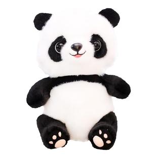 国宝熊猫玩偶毛绒玩具T恤衫熊猫 布娃娃四川成都旅游纪念定制logo