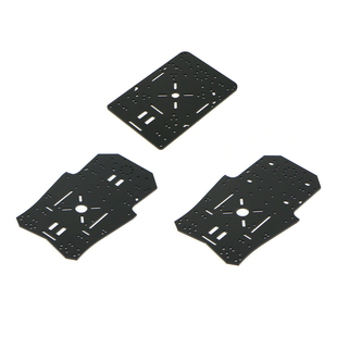 R1系列Mini智能小车底板四轮小车亚克力板送金属柱适配MG310电机