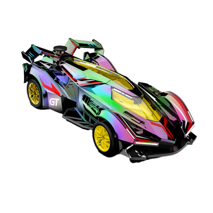 新款遥控赛车方程式喷雾幻彩镭射漂移汽车遥控车儿童玩具生日礼物