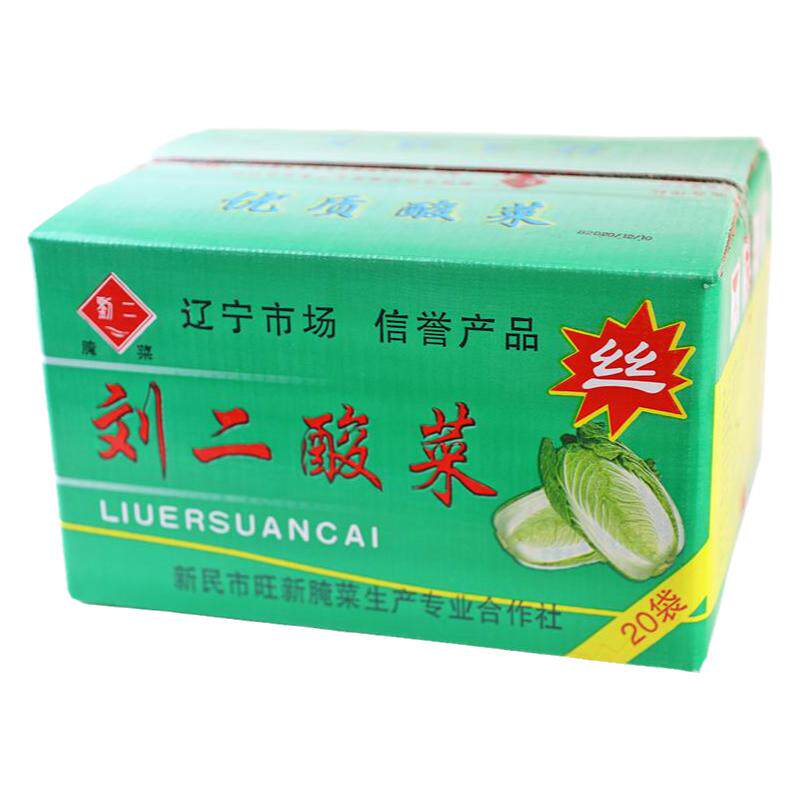 刘二辽宁大缸腌制500g整箱酸菜丝