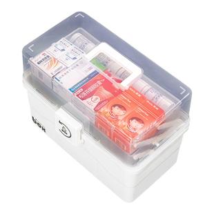 日本家用药箱家庭装药物收纳盒特大容量医药箱多层儿童药品小药盒