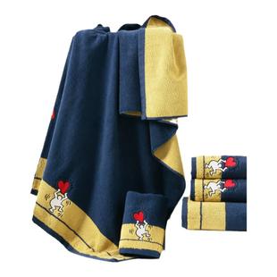 金号凯斯·哈林涂鸦艺术系列纯棉毛巾浴巾全棉洗澡干发成人男女